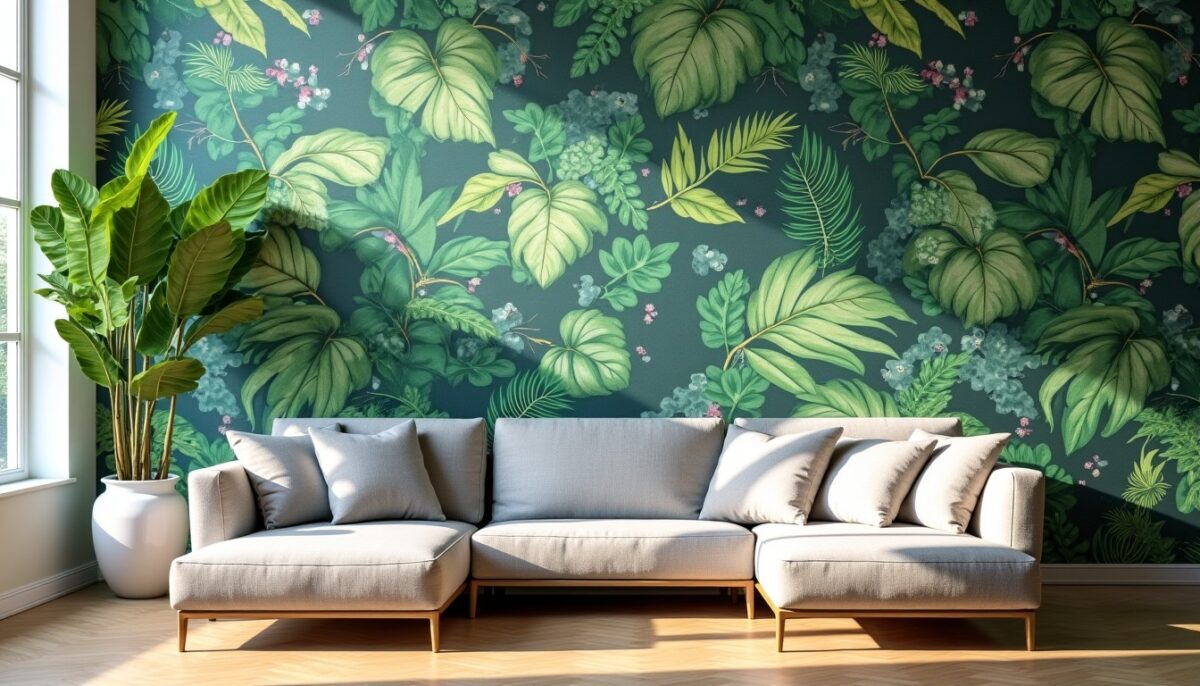 Papier peint végétal : invitez la nature à habiller vos murs Papier peint végétal : invitez la nature à habiller vos murs